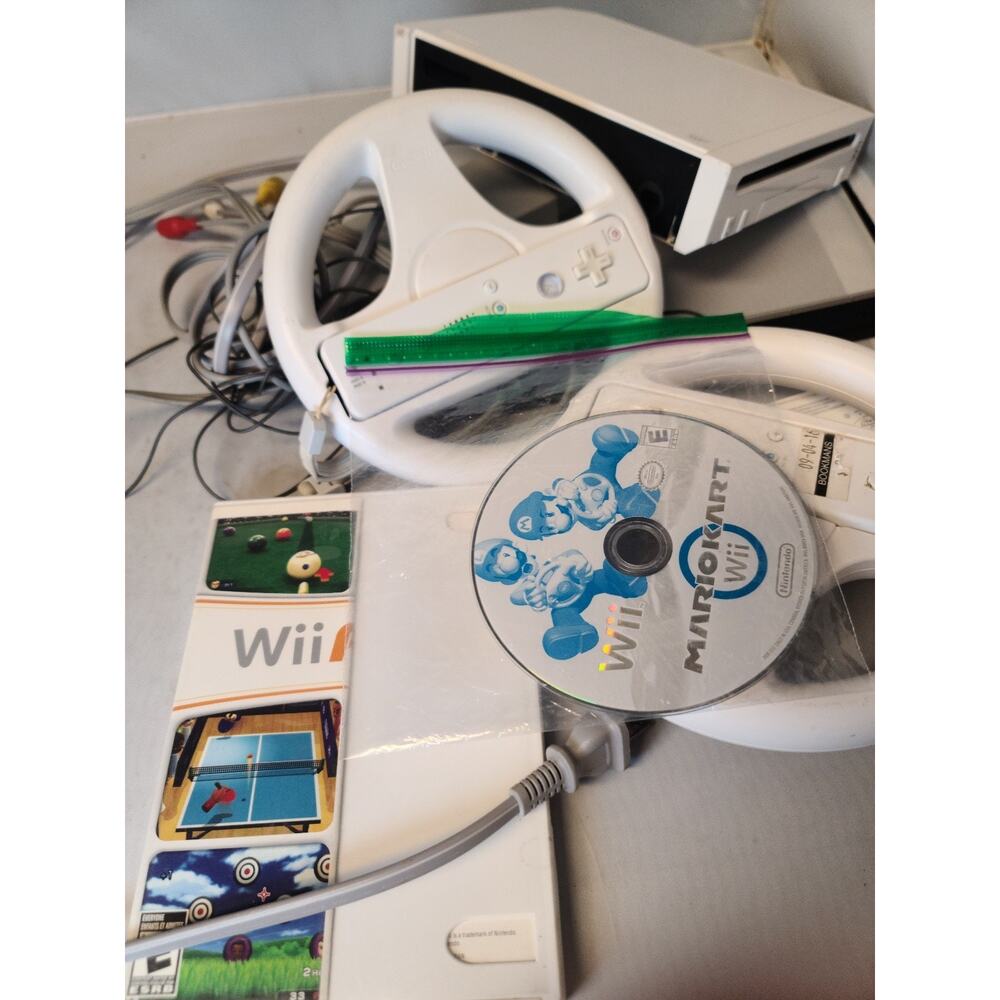 Nintendo Wii Video Game Console RVL-001 Black Complete Tested - Picture 6 of 6